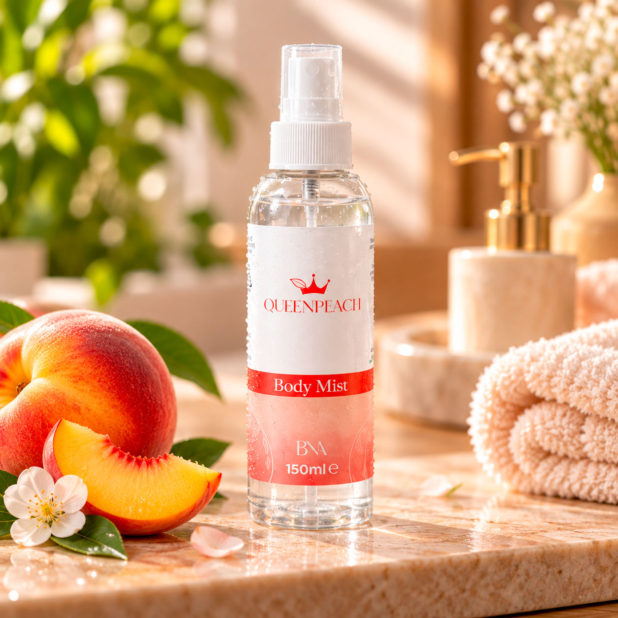 Body mist queen peach - 400 ml